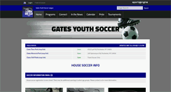Desktop Screenshot of gatessoccer.org