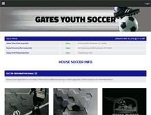 Tablet Screenshot of gatessoccer.org